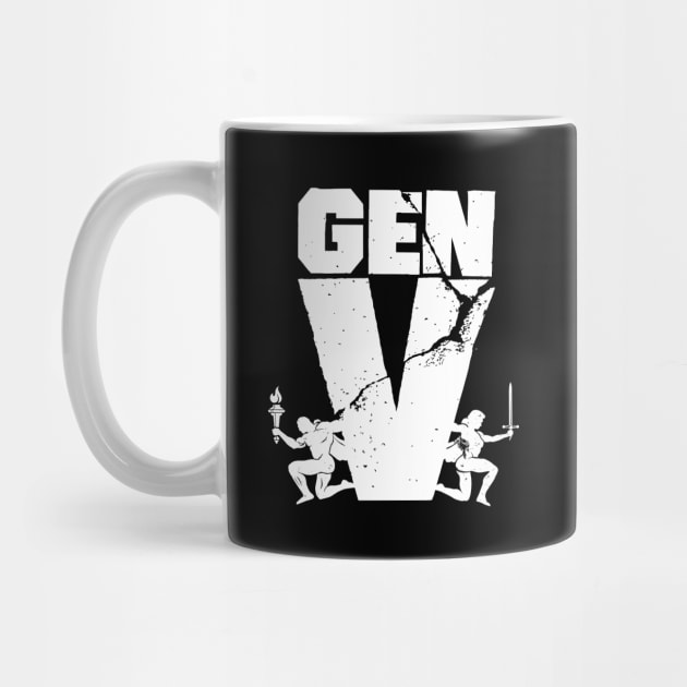 Gen V Fan Logo White by Vault Emporium